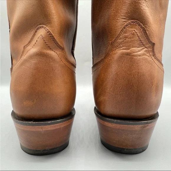 Nocona Tan Leather Boots Women’s 8 - Picture 6 of 9